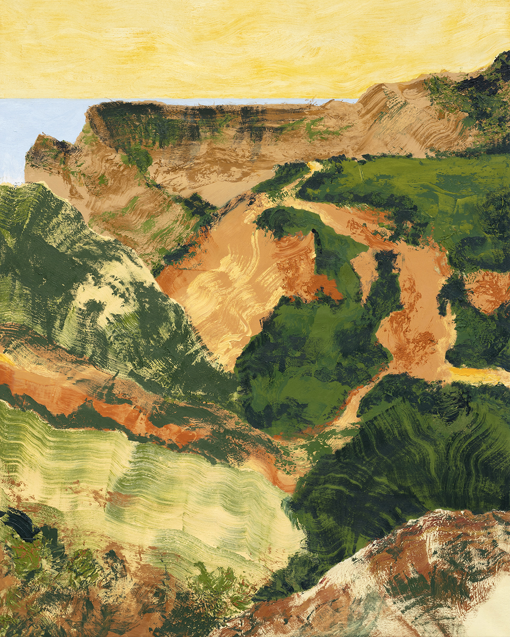 Marine WALLON, Arrifiana, 2022, Huile sur toile, 200 x 160 cm - © Nicolas Brasseur