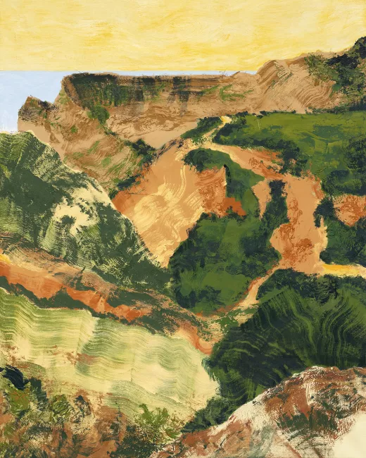 Marine WALLON, Arrifiana, 2022, Huile sur toile, 200 x 160 cm - © Nicolas Brasseur